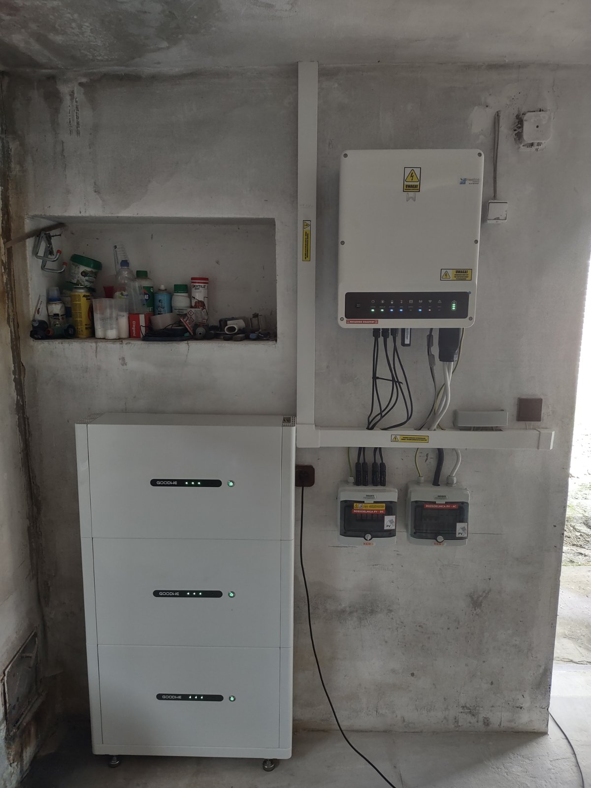 falownik, magazyn energii